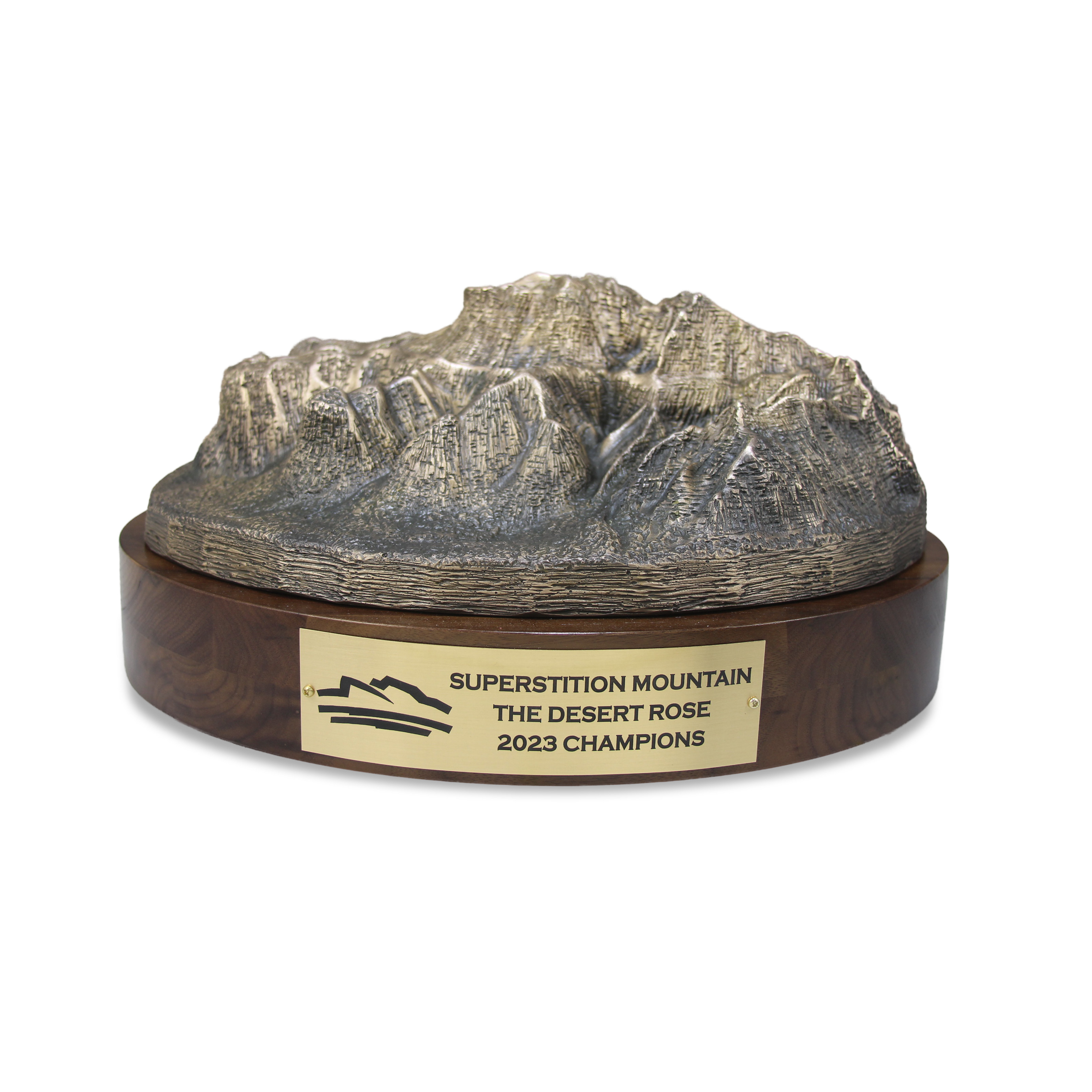 Superstition Mountain Range trophy made by Malcolm DeMille